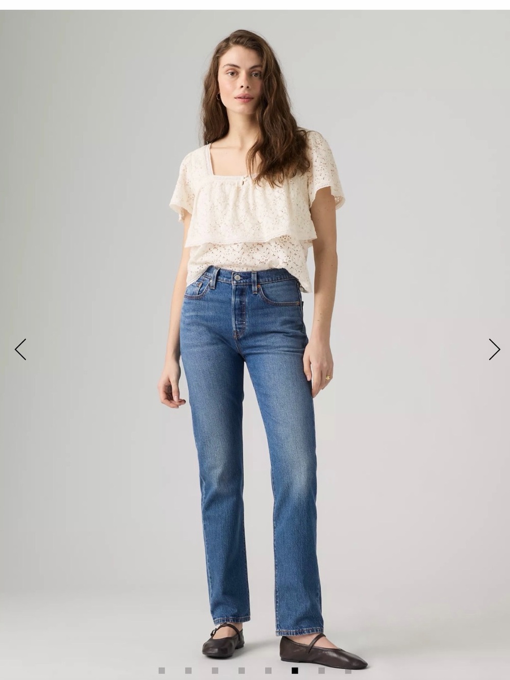 Levi’s 501 Original Straight-Leg Women’s Jeans in Medium Blue